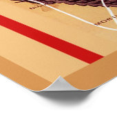 Vintage Alligatorenbahn Poster (Ecke)