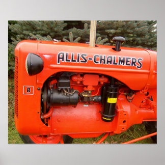 Vintage Allis-Chalmers Print Poster
