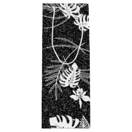 Vintage Aloha-Geschenktasche | Lau Barkcloth Black Geschenktüte Für Weinflaschen