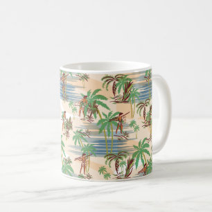 Vintage Aloha Hawaii Strand Sommer Kaffeetasse