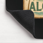 Vintage-Aloha-Nummernschild Hawaii  Mousepad (Ecke)
