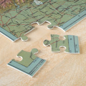 Vintage Alpenkarte (1916) Puzzle (Seite)