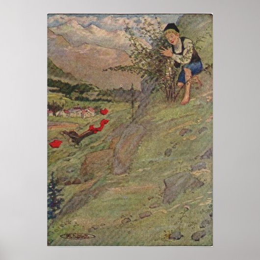 Vintage Alpenklassik Poster (Vorne)