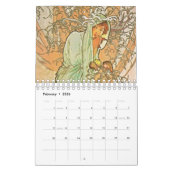 Vintage Alphonse Mucha Der Nationalpark Locarno Kalender (Feb 2026)