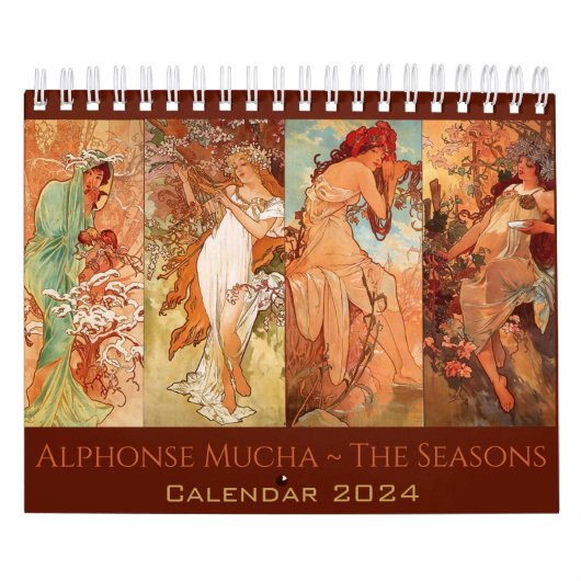 Vintage Alphonse Mucha Der Nationalpark Locarno Kalender (Titelbild)