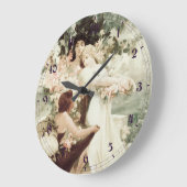 Vintage Alphonse Mucha Geist des Frühlings Große Wanduhr (Winkel)