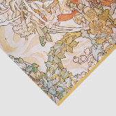 Vintage Alphonse-Mucha-Göttin Seidenpapier (Ausschnitt)