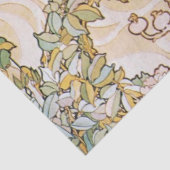 Vintage Alphonse-Mucha-Göttin Seidenpapier (Ausschnitt)