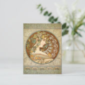 Vintage Alphonse Mucha Ivy Gallery Postkarte (Stehend Vorderseite)