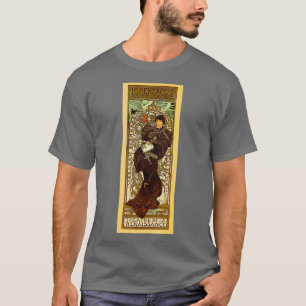Vintage-Alphonse-Mucha-Lorenzaccio-Banner vertikal T-Shirt