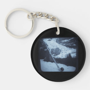 Vintage Alphorgebläse Schlüsselanhänger