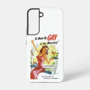 Vintage "Als Schwuler aufwachen" Samsung Galaxy Hülle