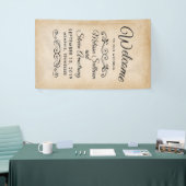 Vintage Alt-Western-Hochzeit Banner (Messeveranstaltung)