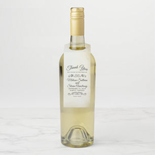 Vintage Alt-Western-Hochzeit Flaschenanhänger