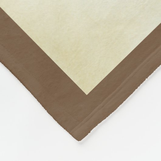 Vintage Alt-Western-Hochzeit Fleecedecke (Ecke)