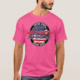Vintage alte amerikanische Flagge Gemein Tweete un T-Shirt