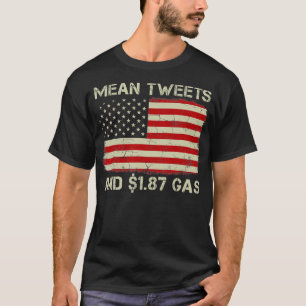 Vintage alte amerikanische Flagge Gemein Tweete un T-Shirt