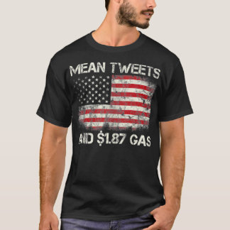 Vintage alte amerikanische Flagge Gemein Tweete un T-Shirt