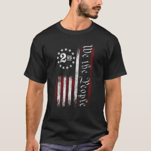 Vintage alte amerikanische Flagge patriotische Pro T-Shirt