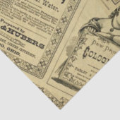 Vintage Alte Anzeigen Alte Zeitung Seidenpapier (Ausschnitt)