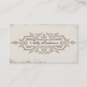 Vintage alte Geschäftskarte Visitenkarte