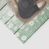 Vintage, alte, grüne Holzstruktur American Fox Seidenpapier (Ausschnitt)