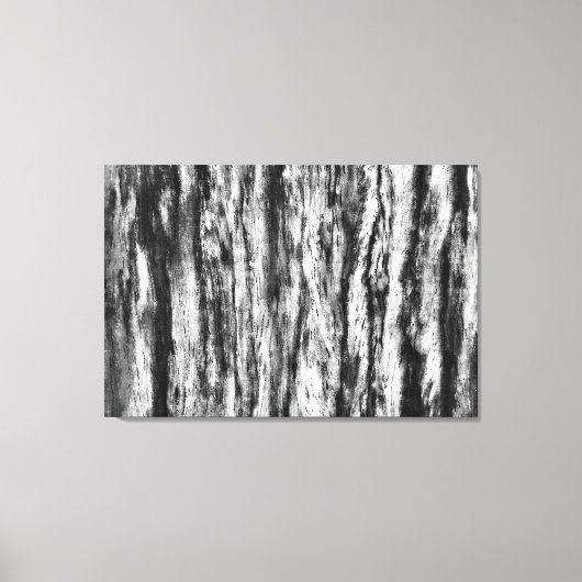 Vintage alte Holzkunst Leinwanddruck (Vorderseite)