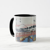 Vintage alte japanische Kunst-Tasse Tasse (Vorderseite Links)