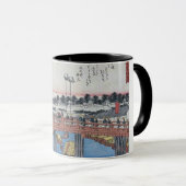 Vintage alte japanische Kunst-Tasse Tasse (VorderseiteRechts)