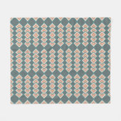 VINTAGE ALTE LÄNDERFARBEN FLEECEDECKE (Vorderseite (Horizontal))