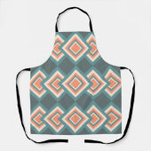 VINTAGE ALTE LÄNDERFARBEN SCHÜRZE (Vorderseite)