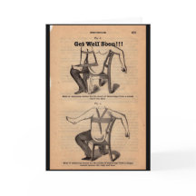 Vintage Alte Medizinbuchseiten werden bald gut.