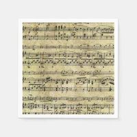 Vintage alte Musiknoten Papiertextur