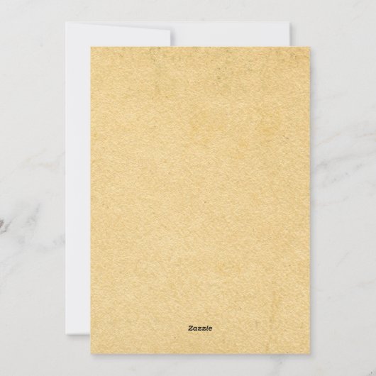 Vintage alte Pilze Pilzbraun Weihnachten (Rückseite)