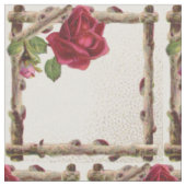 Vintage alte Rose rustikal Viktorianisch Antique Stoff (Nahaufnahme)