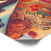 Vintage Alte Schule Poster (Ecke)