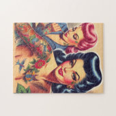 Vintage Alte Schule Puzzle (Horizontal)