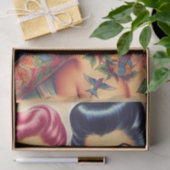 Vintage Alte Schule Seidenpapier (Geschenk)