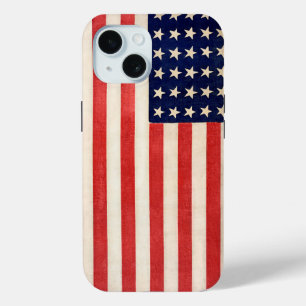 Vintage alte sechsunddreißig-Sterne-amerikanische Case-Mate iPhone Hülle