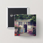 Vintage alte Stadt Paris Button (Vorne & Hinten)