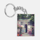 Vintage alte Stadt Paris Schlüsselanhänger (Vorderseite links)