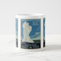 Vintage Alte Treue im Yellowstone Nationalpark