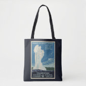 Vintage Alte Treue im Yellowstone Nationalpark Tasche (Vorderseite)