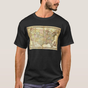 Vintage alte Vereinigte Staaten USA allgemeine Kar T-Shirt
