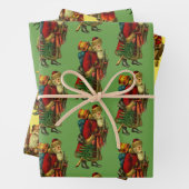 Vintage Alte Welt Santas Geschenkpapier Set (Beispiel)