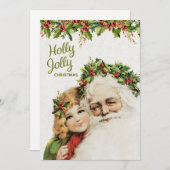 Vintage Alte Welt Weihnachten Weihnachten und süße (Vorne/Hinten)