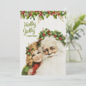 Vintage Alte Welt Weihnachten Weihnachten und süße (Stehend Vorderseite)