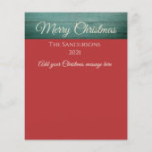 Vintage Alte Welt Weihnachtsmann Foto Weihnachten (Rückseite)