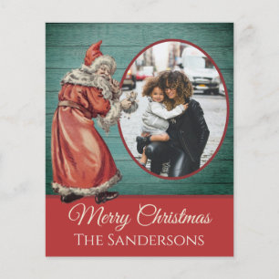 Vintage Alte Welt Weihnachtsmann Foto Weihnachten