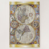 Vintage Alte Weltkarte Jigsaw Puzzle (Vertikal)